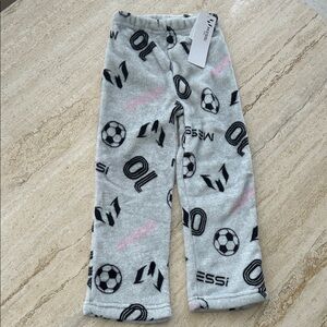 NEW 🆕 Messi Gray Soccer Print Pants 4/5 years